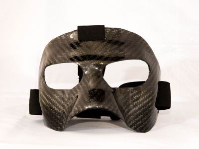 Carbon Mask - A carbon protective mask for athletes made to special order